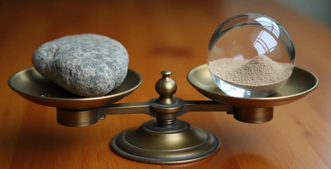 Balance symbolisant l'équilibre entre sécurité et flexibilité des statuts